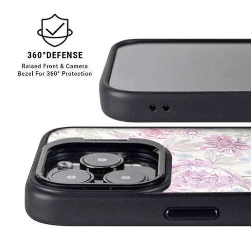 Peony iPhone 16 Pro Max Kickstand Case
