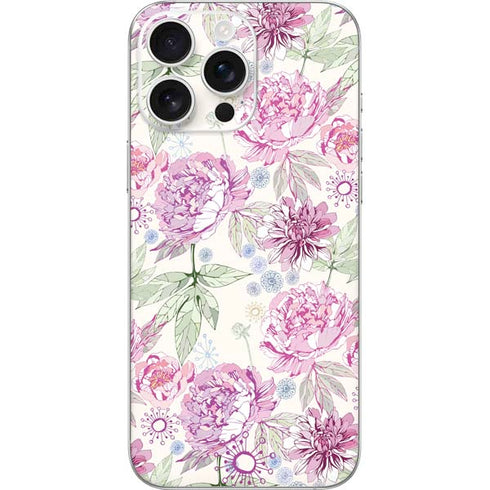 Peony iPhone 16 Pro Max Skin