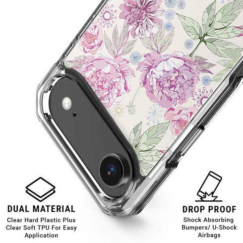 Peony iPhone 17 Air Clear Case
