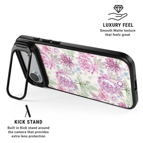 Peony iPhone 17 Air Kickstand Case