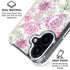 Peony iPhone 17 Clear Case