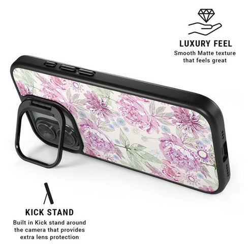 Peony iPhone 17 Kickstand Case