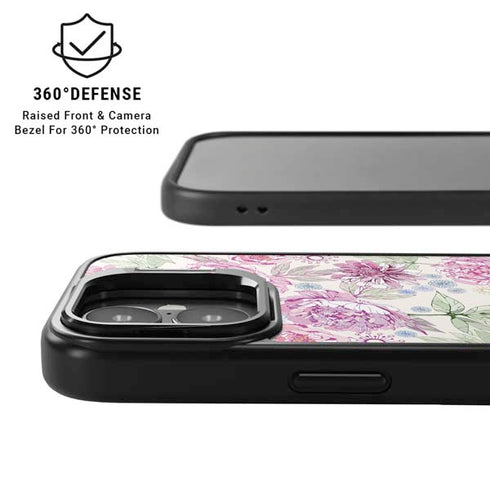Peony iPhone 17 Kickstand Case
