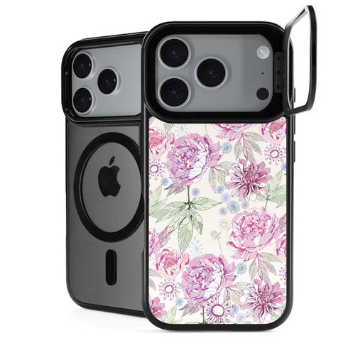 Peony iPhone 18 Pro Kickstand Case