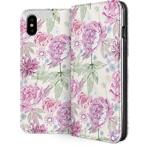 Peony Spring Floral iPhone 8 Folio Case