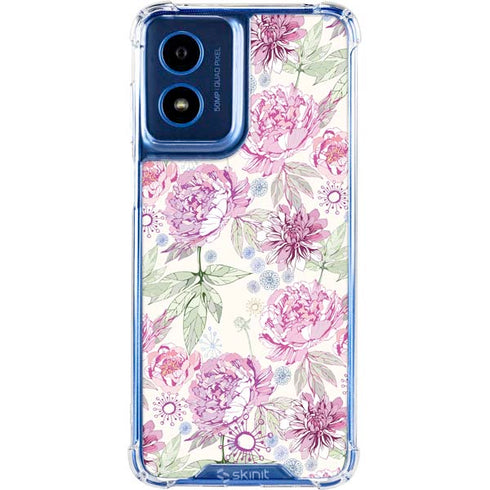 Peony Moto G 5G (2024) Clear Case
