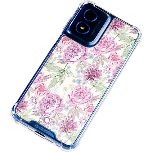 Peony Moto G 5G (2024) Clear Case