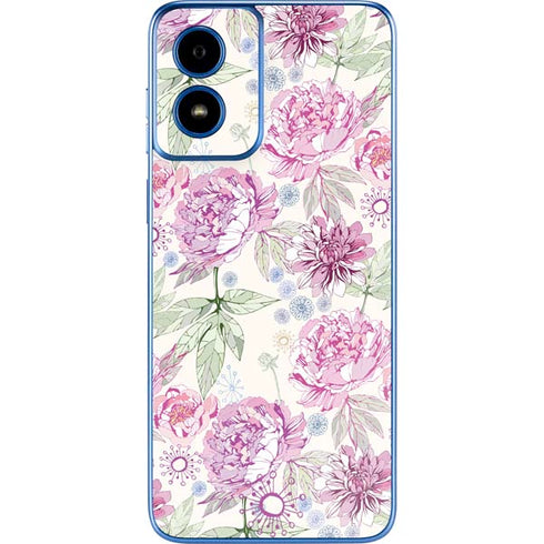 Peony Moto G Play 4G (2024) Skin