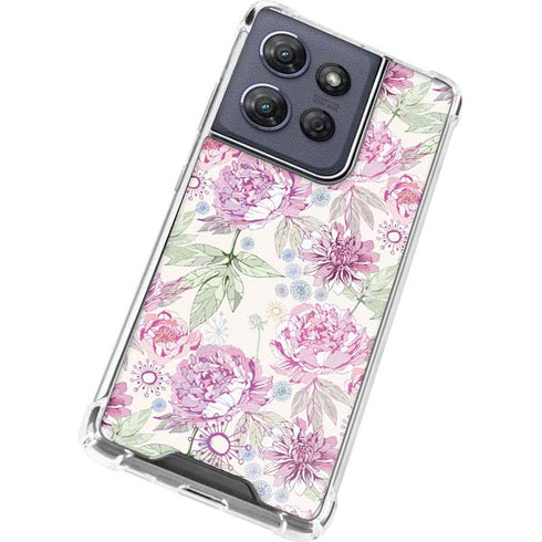 Peony Moto G Play 5G (2025) Clear Case