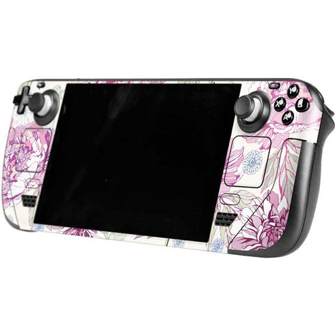 Peony Spring Floral Steam Deck Handheld Gaming Computer Skin
