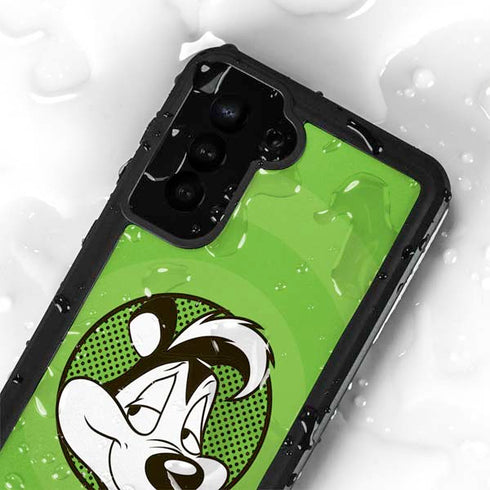 Looney Tunes Pepe Le Pew Full Galaxy S24 Plus Waterproof Case