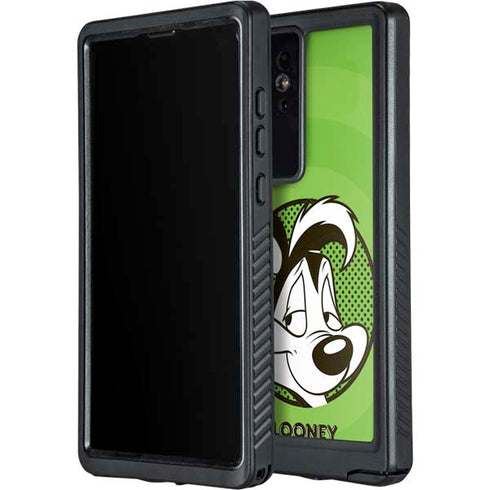 Looney Tunes Pepe Le Pew Full Galaxy S24 Ultra Waterproof Case