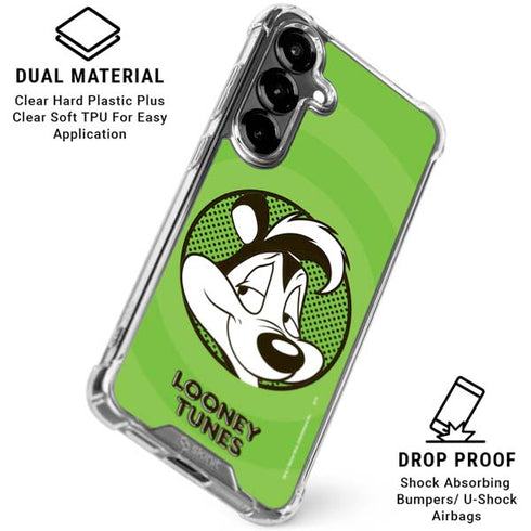 Looney Tunes Pepe Le Pew Full Galaxy S26 Plus Clear Case