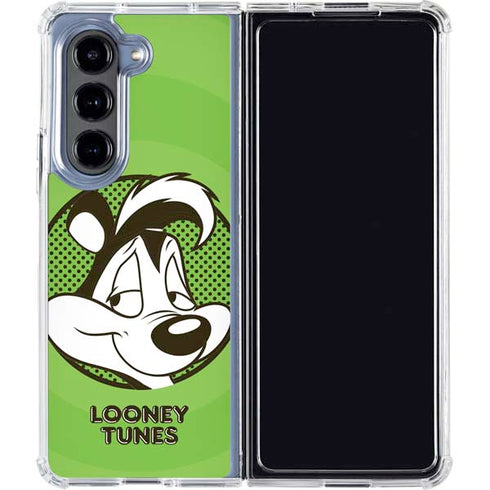 Looney Tunes Pepe Le Pew Full Galaxy Z Fold5 5G Clear Case