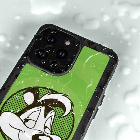 Looney Tunes Pepe Le Pew Full iPhone 15 Pro Waterproof Case