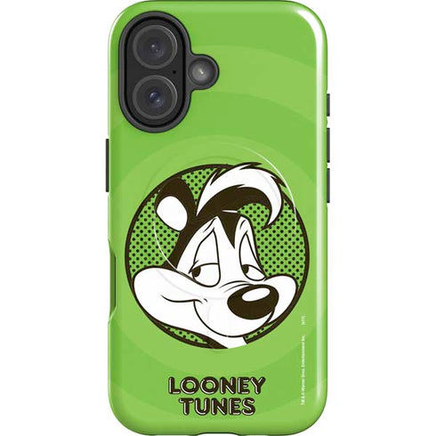 Looney Tunes Pepe Le Pew Full iPhone 16 Magsafe Impact Case