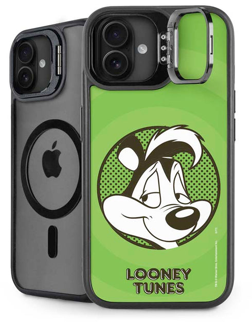 Looney Tunes Pepe Le Pew Full iPhone 16 Plus Kickstand Case