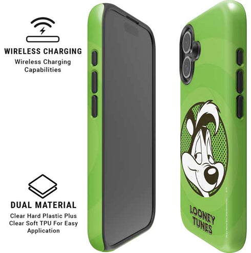 Looney Tunes Pepe Le Pew Full iPhone 16 Plus Magsafe Impact Case