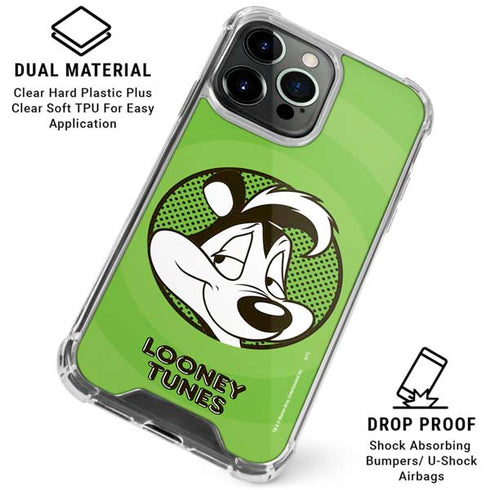 Looney Tunes Pepe Le Pew Full iPhone 16 Pro Clear Case