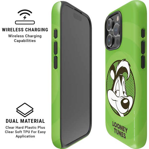 Looney Tunes Pepe Le Pew Full iPhone 16 Pro Max Magsafe Impact Case