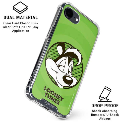 Looney Tunes Pepe Le Pew Full iPhone 16e Clear Case