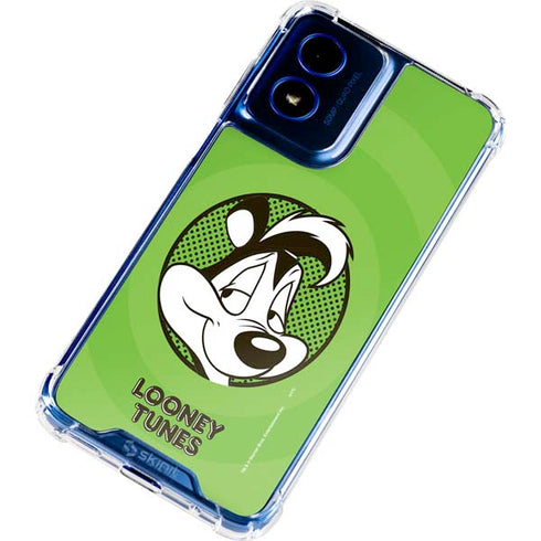 Looney Tunes Pepe Le Pew Full Moto G Play 4G (2024) Clear Case