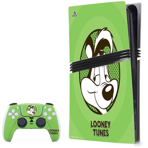 Looney Tunes Pepe Le Pew Full PS5 Pro Bundle Skin