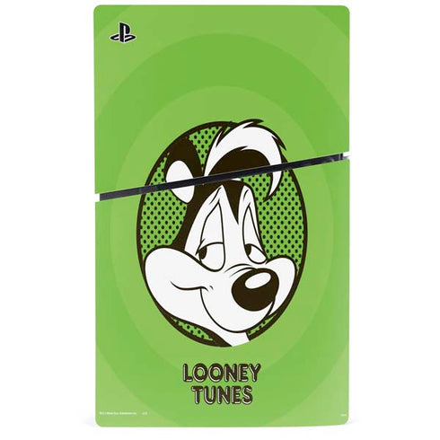 Looney Tunes Pepe Le Pew Full PS5 Slim Digital Edition Console Skin