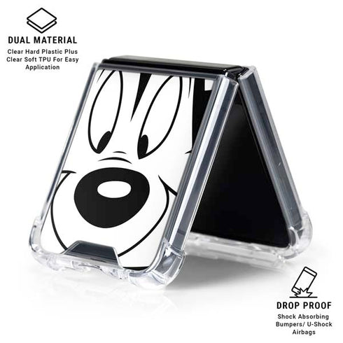 Looney Tunes Pepe Le Pew Galaxy Z Flip6 Clear Case