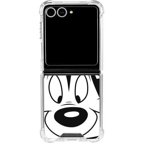 Looney Tunes Pepe Le Pew Galaxy Z Flip7 Clear Case