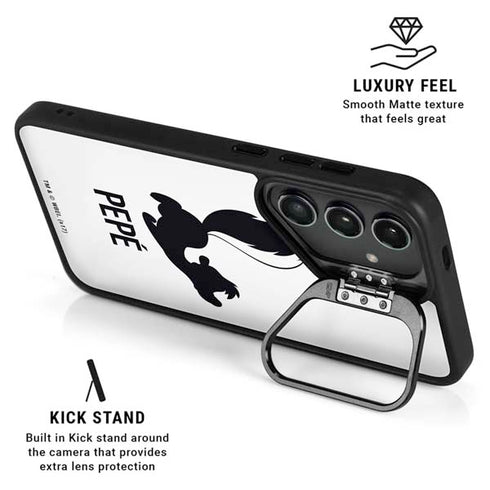Looney Tunes Pepe Le Pew Identity Galaxy S25 FE Kickstand Case