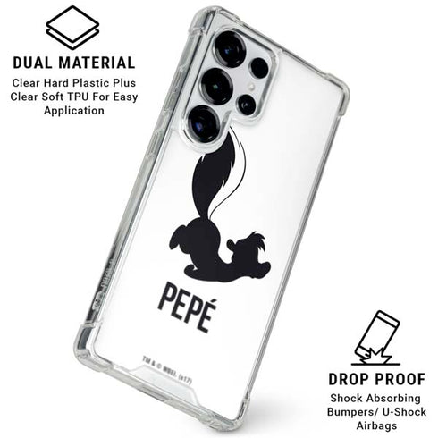 Looney Tunes Pepe Le Pew Identity Galaxy S25 Ultra Clear Case