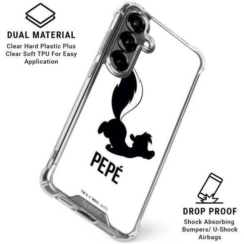 Looney Tunes Pepe Le Pew Identity Galaxy S26 Clear Case