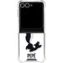Looney Tunes Pepe Le Pew Identity Galaxy Z Flip7 Clear Case