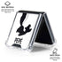 Looney Tunes Pepe Le Pew Identity Galaxy Z Flip7 Clear Case