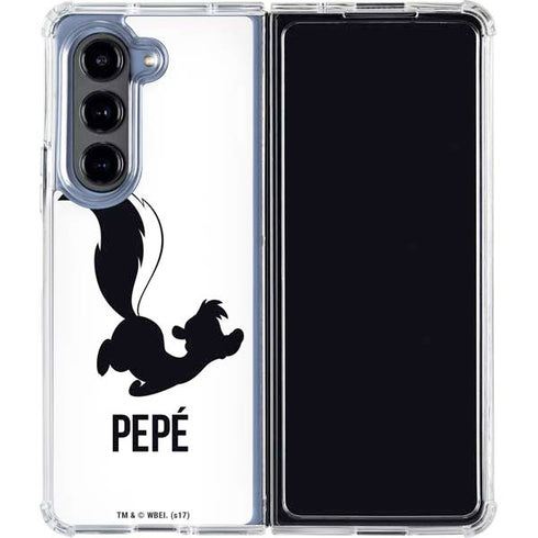 Looney Tunes Pepe Le Pew Identity Galaxy Z Fold5 5G Clear Case