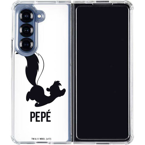 Looney Tunes Pepe Le Pew Identity Galaxy Z Fold7 Clear Case