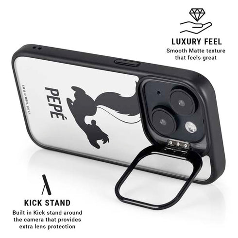 Looney Tunes Pepe Le Pew Identity iPhone 14 Plus Kickstand Case