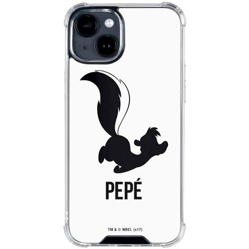 Looney Tunes Pepe Le Pew Identity iPhone 15 Clear Case