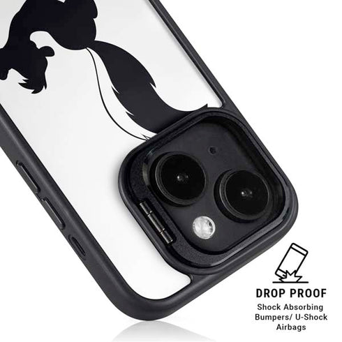 Looney Tunes Pepe Le Pew Identity iPhone 15 Plus Kickstand Case
