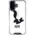 Looney Tunes Pepe Le Pew Identity iPhone 16 Clear Case