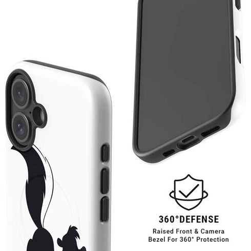 Looney Tunes Pepe Le Pew Identity iPhone 16 Magsafe Impact Case