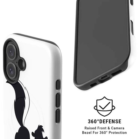 Looney Tunes Pepe Le Pew Identity iPhone 16 Plus Magsafe Impact Case