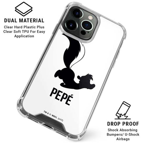 Looney Tunes Pepe Le Pew Identity iPhone 16 Pro Max Clear Case