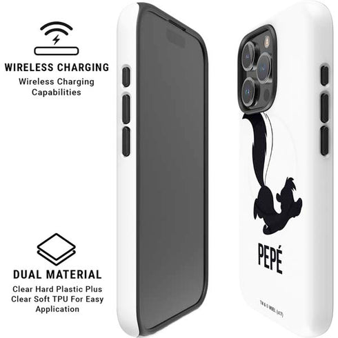 Looney Tunes Pepe Le Pew Identity iPhone 16 Pro Max Magsafe Impact Case