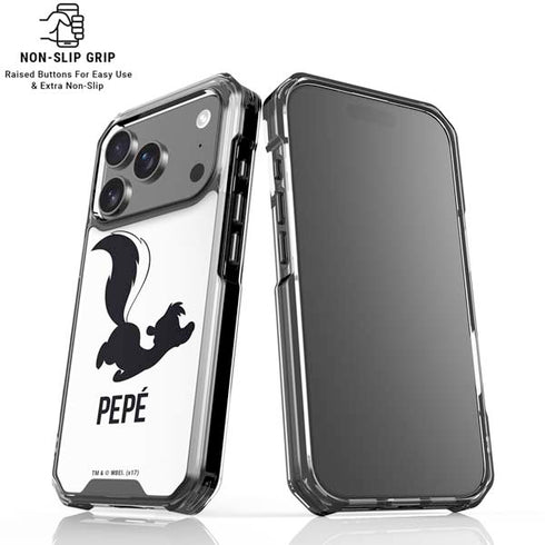 Looney Tunes Pepe Le Pew Identity iPhone 17 Pro Clear Case