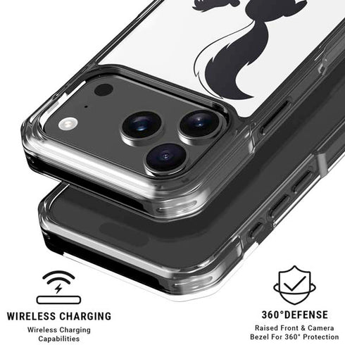 Looney Tunes Pepe Le Pew Identity iPhone 17 Pro Max Clear Case