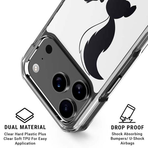 Looney Tunes Pepe Le Pew Identity iPhone 17 Pro Max Clear Case