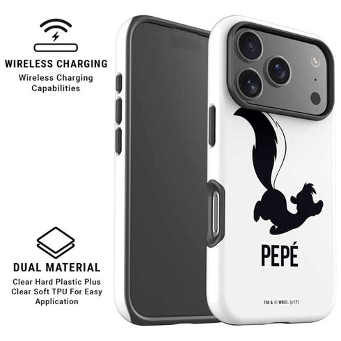 Looney Tunes Pepe Le Pew Identity iPhone 17 Pro Max Magsafe Impact Case