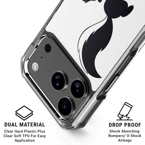 Looney Tunes Pepe Le Pew Identity iPhone 18 Pro Clear Case